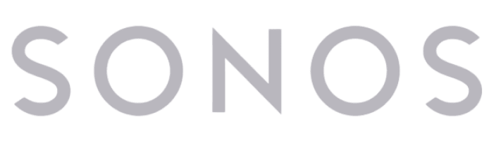 Sonos logo on black background