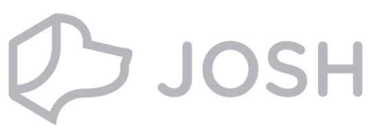 Dog head logo with 