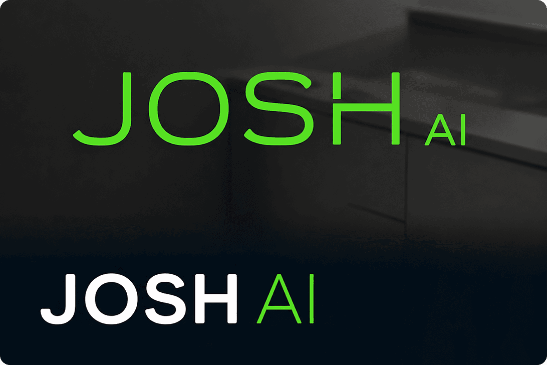 JOSH AI logo on dark background
